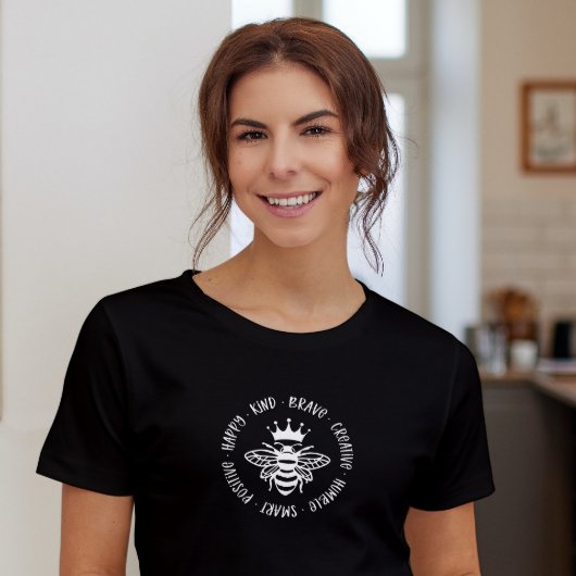 T-shirt Typographie Inspirante Simple Moderne Abeille