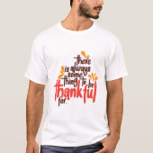 T-shirt Typographie inspirée de Thanksgiving (Devant)