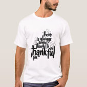 T-shirt Typographie inspirée de Thanksgiving (Devant)