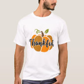 T-shirt Typographie inspirée de Thanksgiving (Devant)