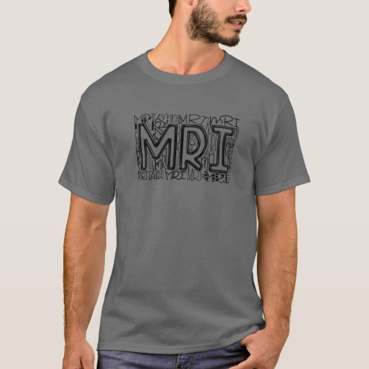 T-shirt Typographie IRM Radiologie Technologue IRM Technol (Devant)