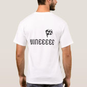 T-shirt Typographie jouée "Gagner avec facilité" (Dos)