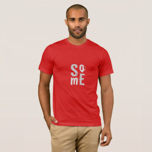 T-shirt Typographie Médias sociaux Cool Argent