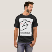 T-shirt Typographie minimale (Devant entier)