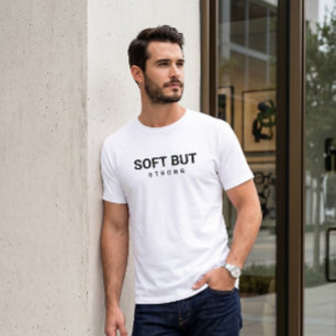 T-shirt Typographie minimaliste douce mais forte Blanc