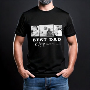 T-shirt Typographie moderne de meilleur père Jour du Père