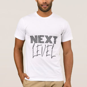 T-shirt Typographie moderne de niveau suivant