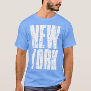 T-shirt Typographie New York en état de crise