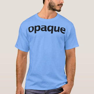 T-shirt Typographie noir opaque