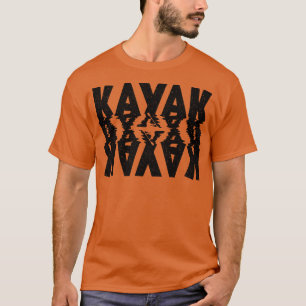 T-shirt Typographie noire déprimée de Kayak