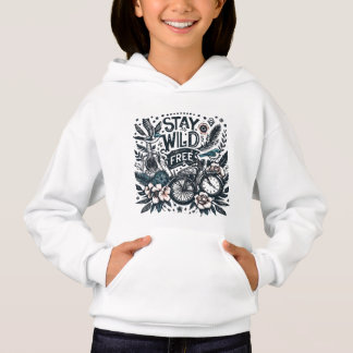 T-shirt typographie #Restez à l'abri, Restez libre