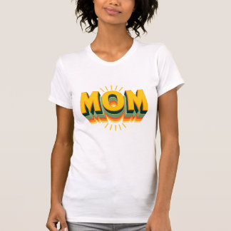 T-shirt Typographie Rétro Maman des Années 70