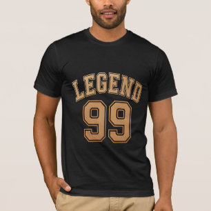 T-shirt Typographie Rétro Sportive Legend 99