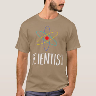 T-shirt typographie scientifique avec dessin
