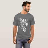 T-shirt Typographie Serif (Devant entier)