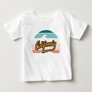 T-shirt Typographie Sunset Retro California