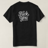 t-shirt typographie, tee-shirt texto gras, chemise (Design dos)