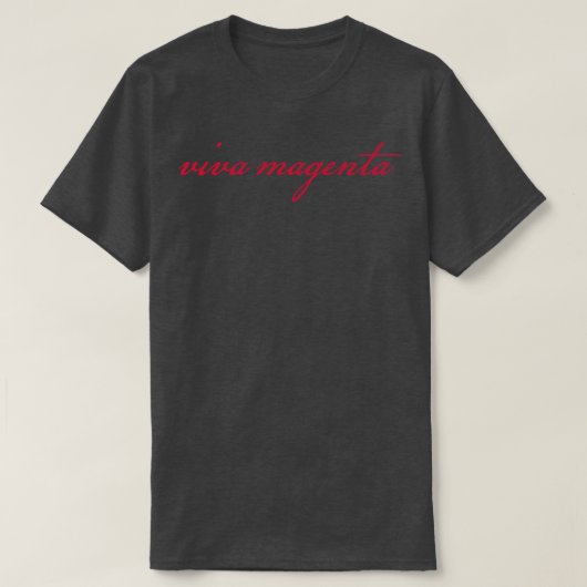 T-shirt Typographie Viva Magenta Script (Design devant)