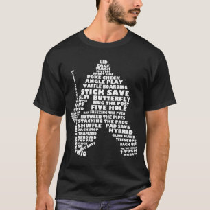 T-shirt typographique d'art de mot de gardien de