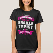 T-shirt Typologie braille (Devant)
