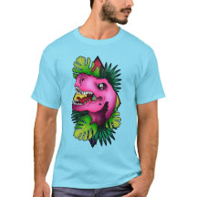 Tyranicorn Rose Dino - Bleu