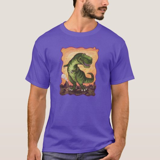 T-shirt Tyrannosaurus Art Tops (Devant)