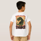 T-shirt Tyrannosaurus Art Tops (Dos entier)