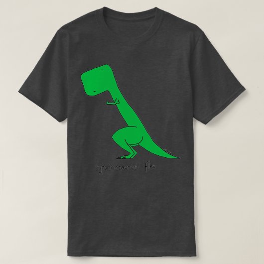 T-shirt Tyrannosaurus Flex 1 (Design devant)