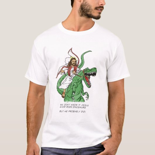 T-shirt Tyrannosaurus Jésus (Devant)