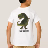 T-shirt Tyrannosaurus Pet Tops (Dos)