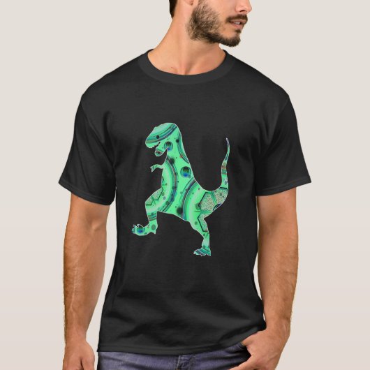 T-shirt Tyrannosaurus Rex Animal Rex Creepy Dinosaur (Devant)