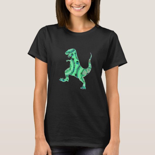 T-shirt Tyrannosaurus Rex Animal Rex Creepy Dinosaur 1 (Devant)