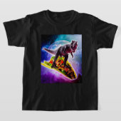 T-shirt Tyrannosaurus Rex Dinosaur équitation Tacos dans l (Poser)