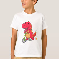 Tyrannosaurus rex T-rex Dinosaur équitation Un Sco