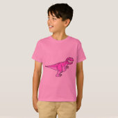T-shirt Tyrannosaurus rose Rex (Devant entier)