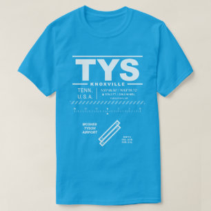 T-shirt TYS de l'aéroport McGhee Tyson