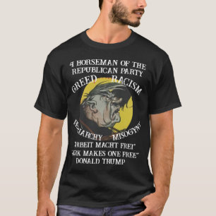 T-shirt Tzar Rue Menteur Trump Loi martiale Loi sur l'insu