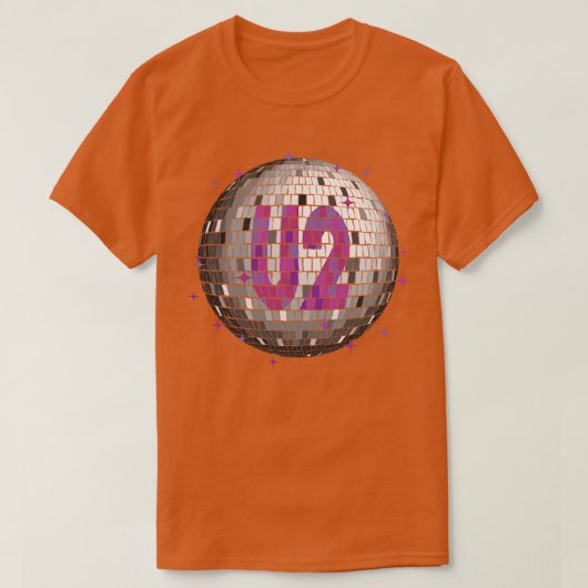T-shirt U2 Disco Ball UlUV (Design devant)