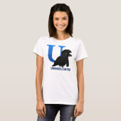 T-shirt U est pour Umbrellabird (Devant entier)