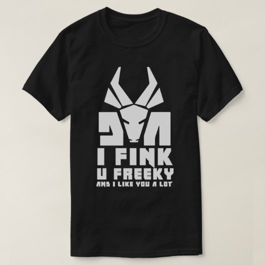 T-shirt U Freeky White (Design devant)