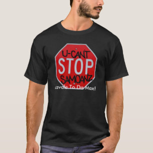 T-shirt U ne peut pas arrêter le samoanz, Ulaval…
