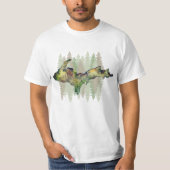 T-Shirt U.P. Green Camo Tree (Devant)