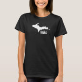 T-shirt U P Yours Upper Peninsula Yooper Humour (Devant)