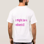 T-shirt u pourrait être un plouc (Dos)