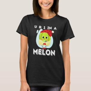 T-shirt U R 1 Dans Un Melon Amusant Valentine Watermelon F