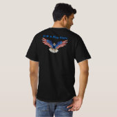 T-shirt U S A Flag Eagle Oiseau Oiseau Art d'impression (Dos entier)