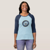 T-shirt U.S. Bella des femmes de marine+Toile (Devant entier)