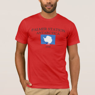 T-shirt U.S. - Chemise antarctique de station de Palmer