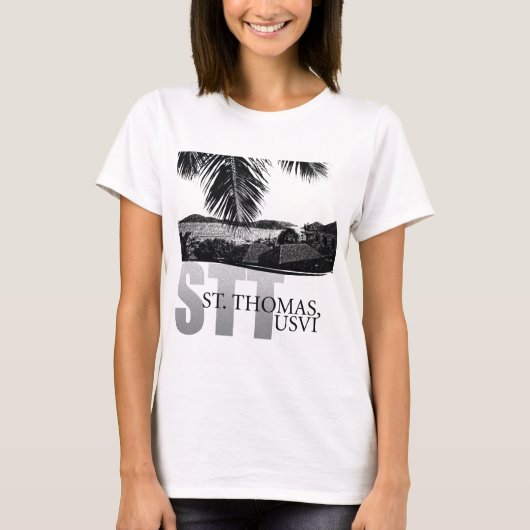 T-shirt U.S. Les Îles Vierges (Devant)