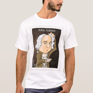 T-shirt U.S. Les Présidents Stamp Shirt #2 Adams